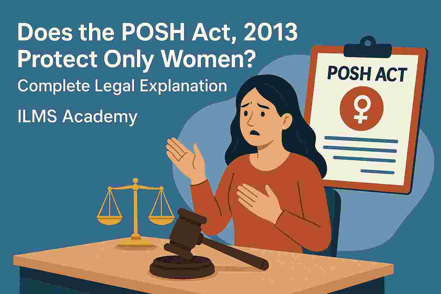 Does the POSH Act, 2013 Protect Only Women? Complete Legal Explanation