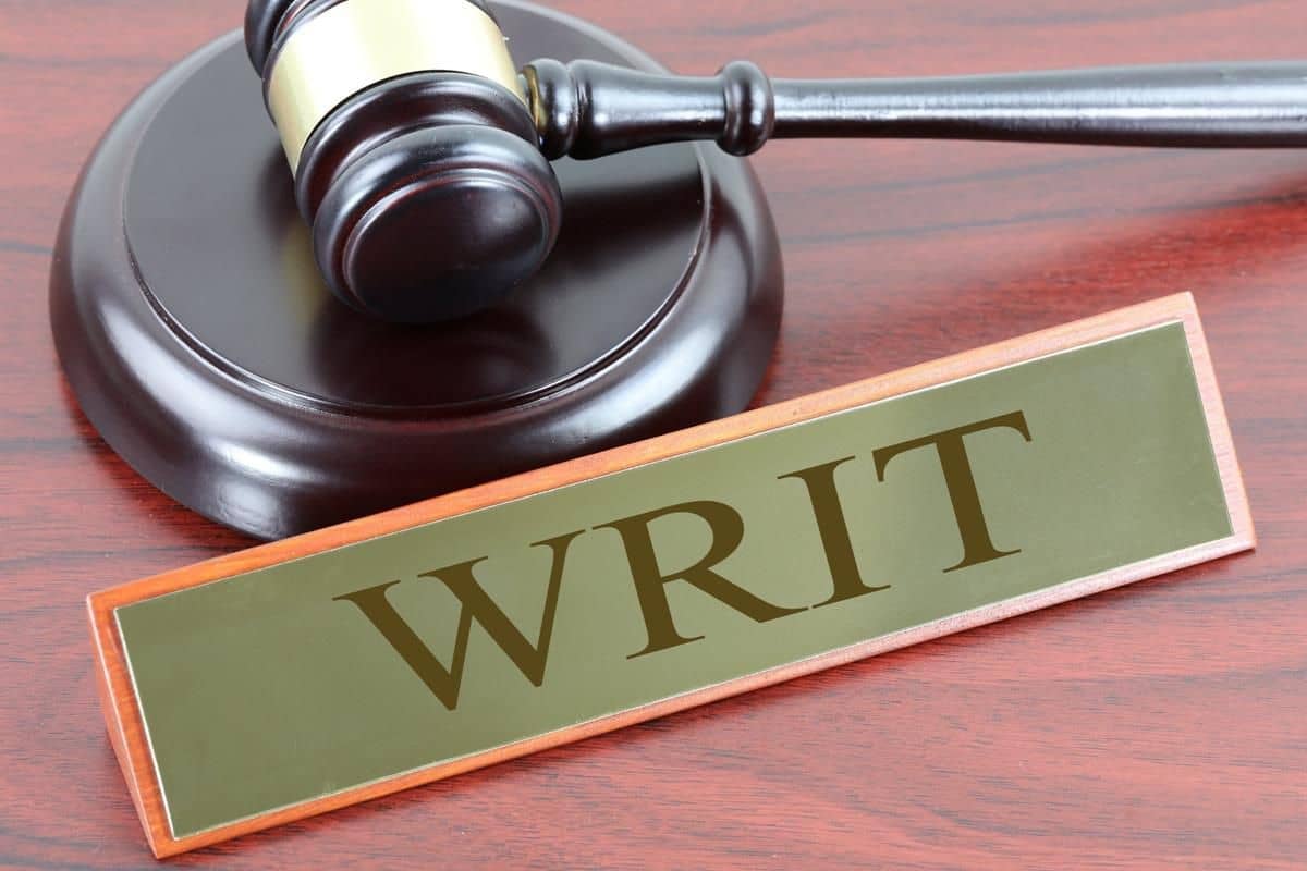What is Writ Jurisdiction of The Court?